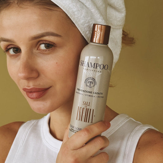 Sali di Ischia - Anti-Hair Loss Shampoo with Caffeine, Niacinamide & Cooling Menthol