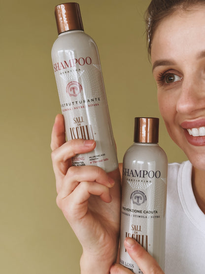 Sali di Ischia - Anti-Hair Loss Shampoo with Caffeine, Niacinamide & Cooling Menthol